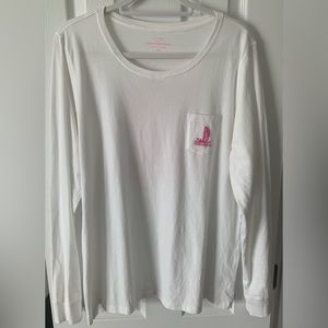 Vineyard Vines white long sleeve tee